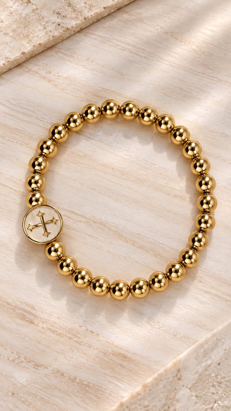 Pulsera Beaded Cross