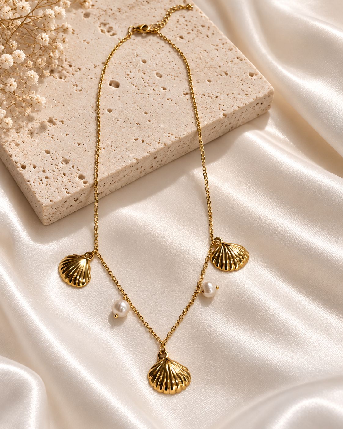Collar Seashell Pearl