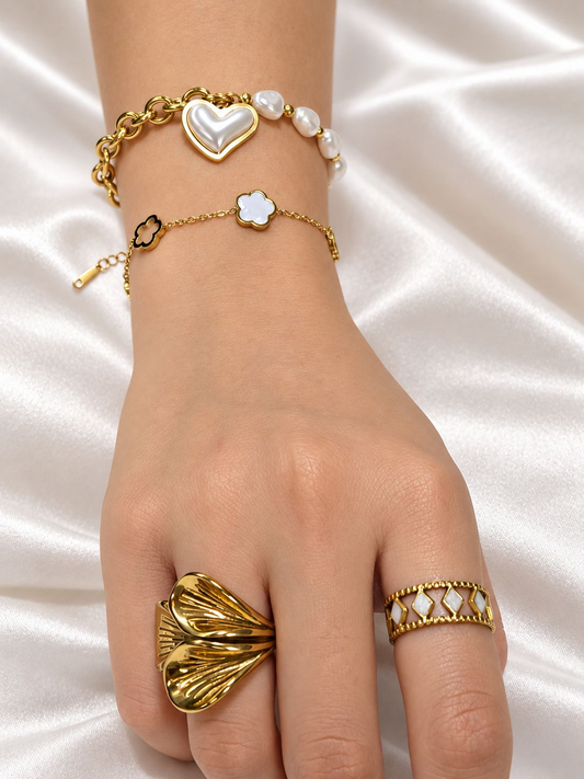 Pulsera Clover Pearl