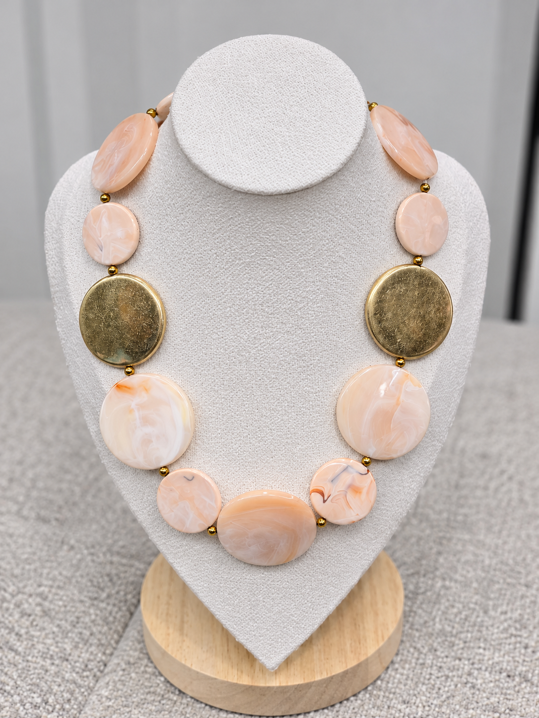 Collar de Cuentas Marmoleadas