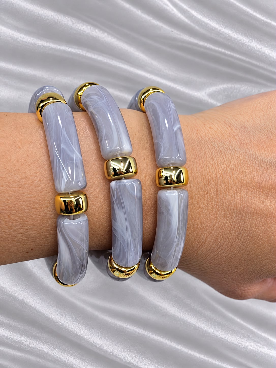 Set Pulseras Lavender