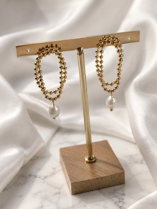 Aretes Pearl Loop