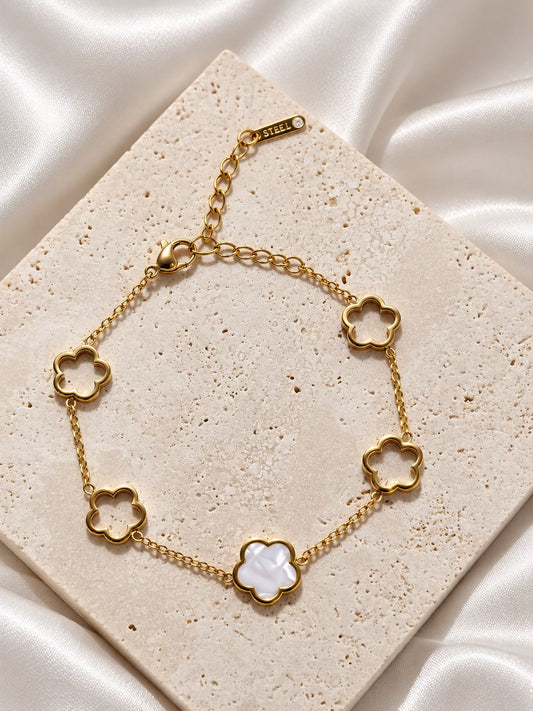 Pulsera Clover Pearl