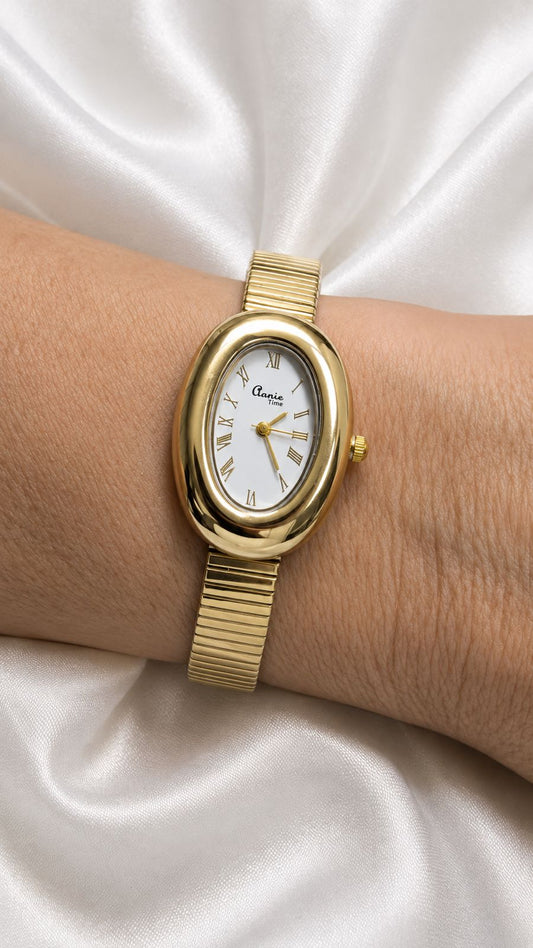 Vintage Oval Gold Watch