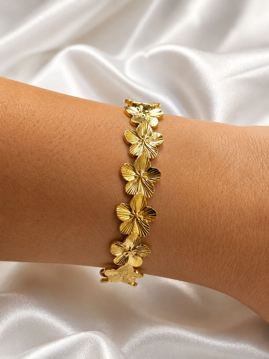 Golden Flower Bracelet