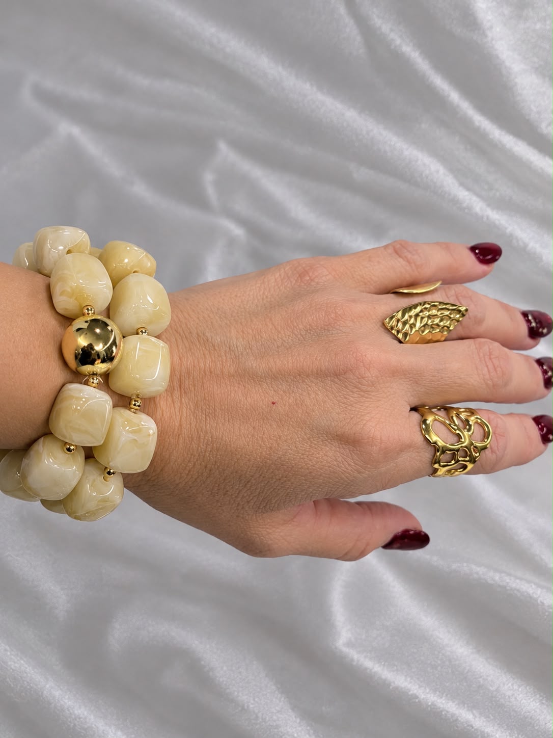 Pulsera Ivory - Amarillo