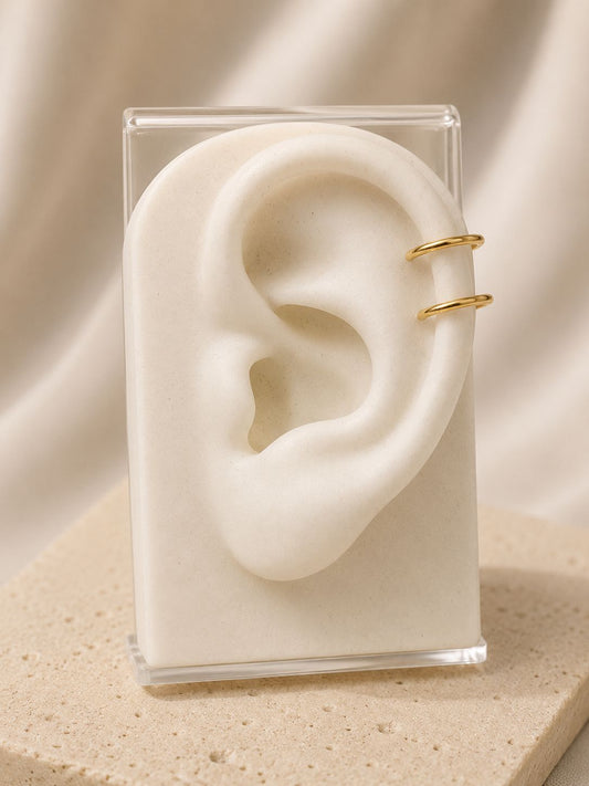 Ear Cuff doble minimalista