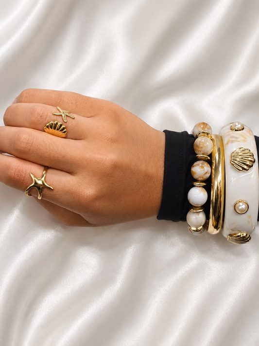 Pulseras Gold & Pearl